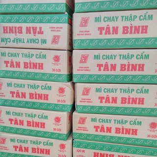 Thùng 30 gói mì chay thâp cẩm Tân Bình 60g