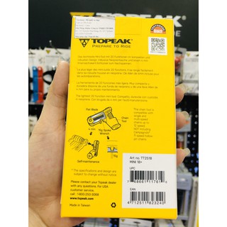 Bộ lục giác Mini Tool TOPEAK mini 18+ (20 Chức Năng) TT2518
