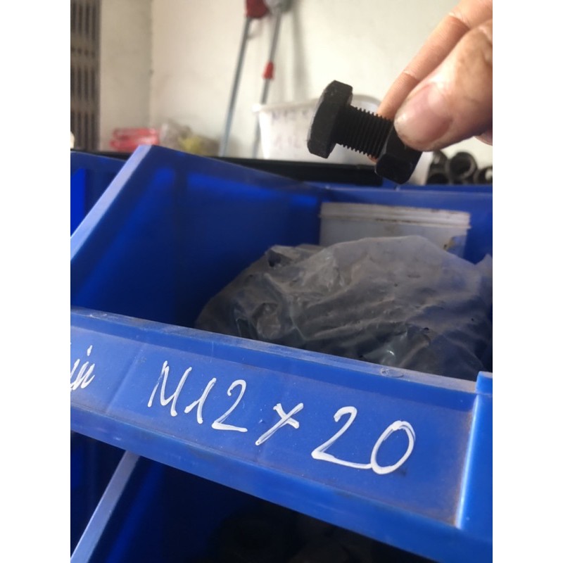 Bulong M12 x30 (ren mịn 10,9 có ecu)❌❌❌