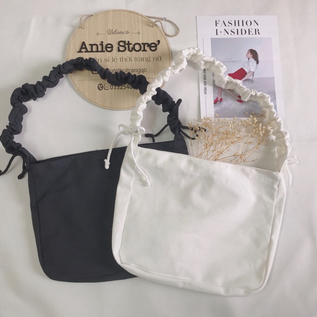 Túi Vải Dây Rút 🦋 Túi Tote ulzzang Dây Đeo Cách Điệu 3  | BigBuy360 - bigbuy360.vn