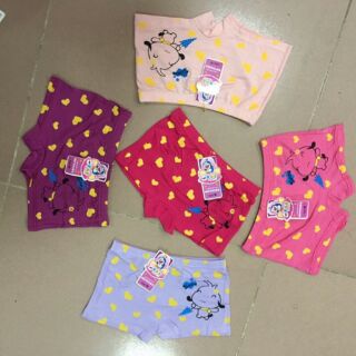 Set 5 quần chip đùi bé gái, quần chip bé gái, quần đùi bé gái
