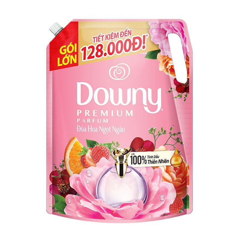 Nước xả vải Downy đóa hoa ngọt ngào túi 2.2L