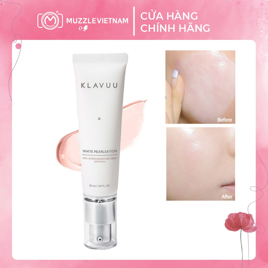[Tặng Mặt Nạ Trị Giá 25k] Kem Lót Đa Chức Năng "5 In 1" Klavuu White Pearlsation Ideal Actress Backstage Cream | BigBuy360 - bigbuy360.vn