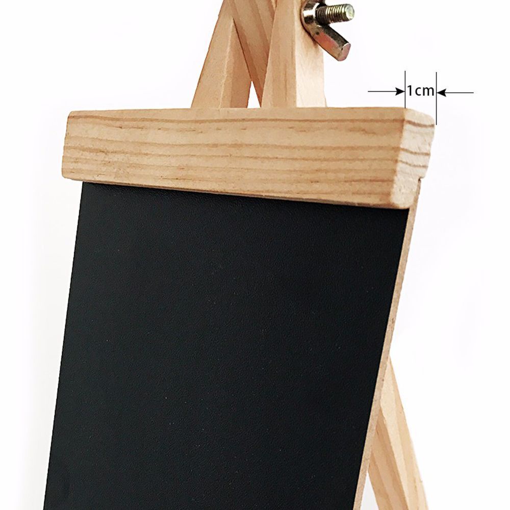 Bảng đen viết phấn ghi lời nhắn mini để bàn bằng gỗ thông