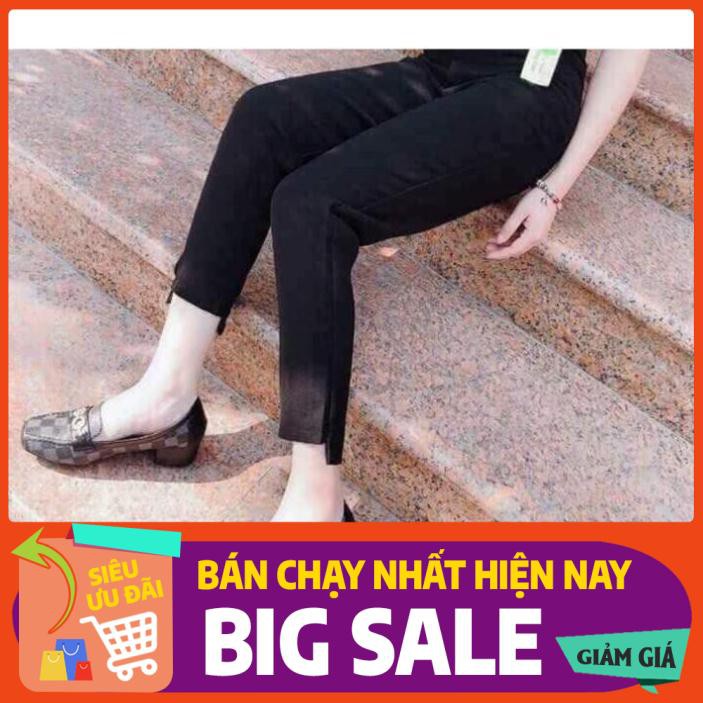 Quần Baggy gấu lệch vải tuyết mưa đẹp