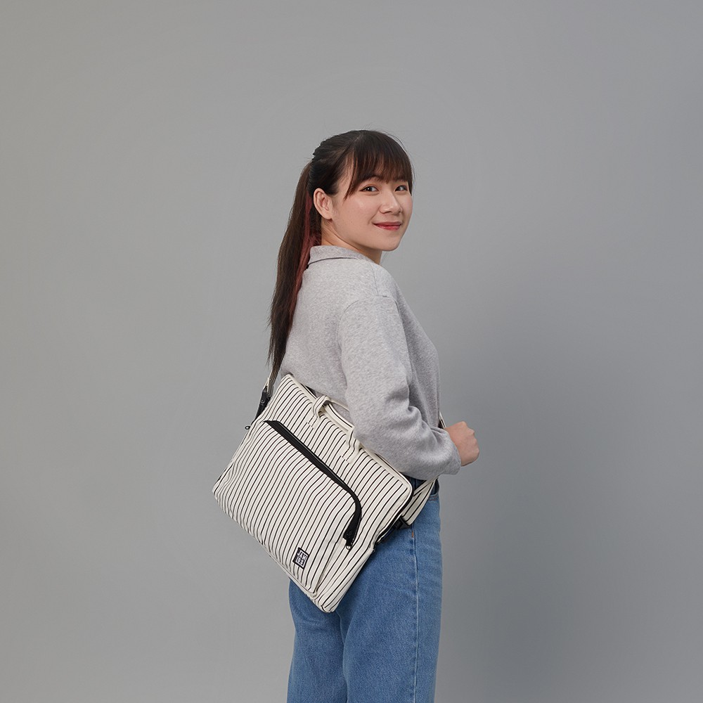 Jamlos Briefcase - Túi chống sốc Laptop/ iPad 11inch 13inch 15inch xách tay đeo chéo vải canvas thời trang đi học đi làm | BigBuy360 - bigbuy360.vn