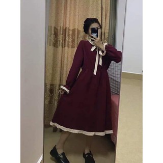 [ULZZANG] VÁY XÒE VINTAGE TIỂU THƯ CỔ NƠ