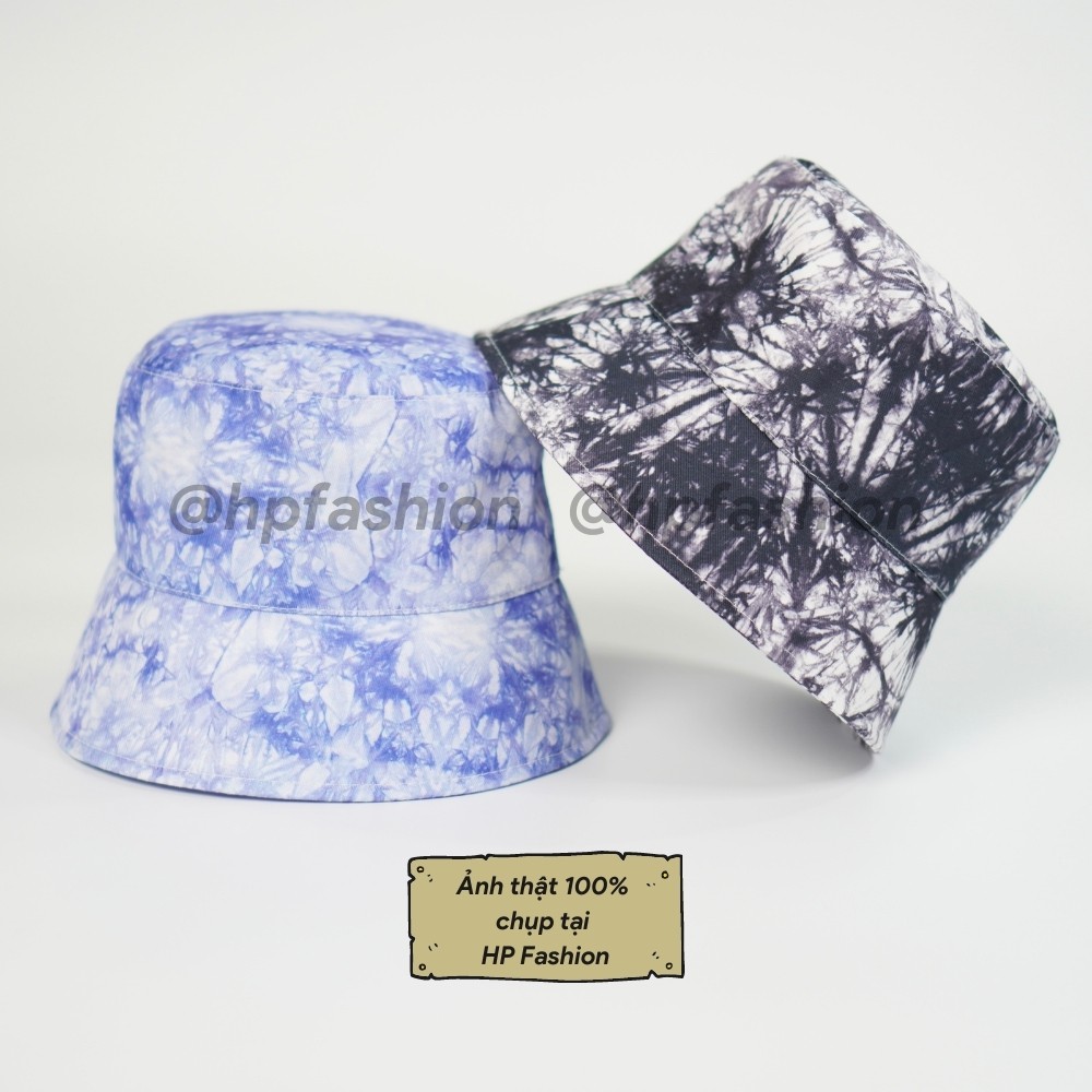 Mũ bucket ❤️Nón tai bèo vành tròn in loang cao cấp chất Cotton kaki form unisex nam nữ N16