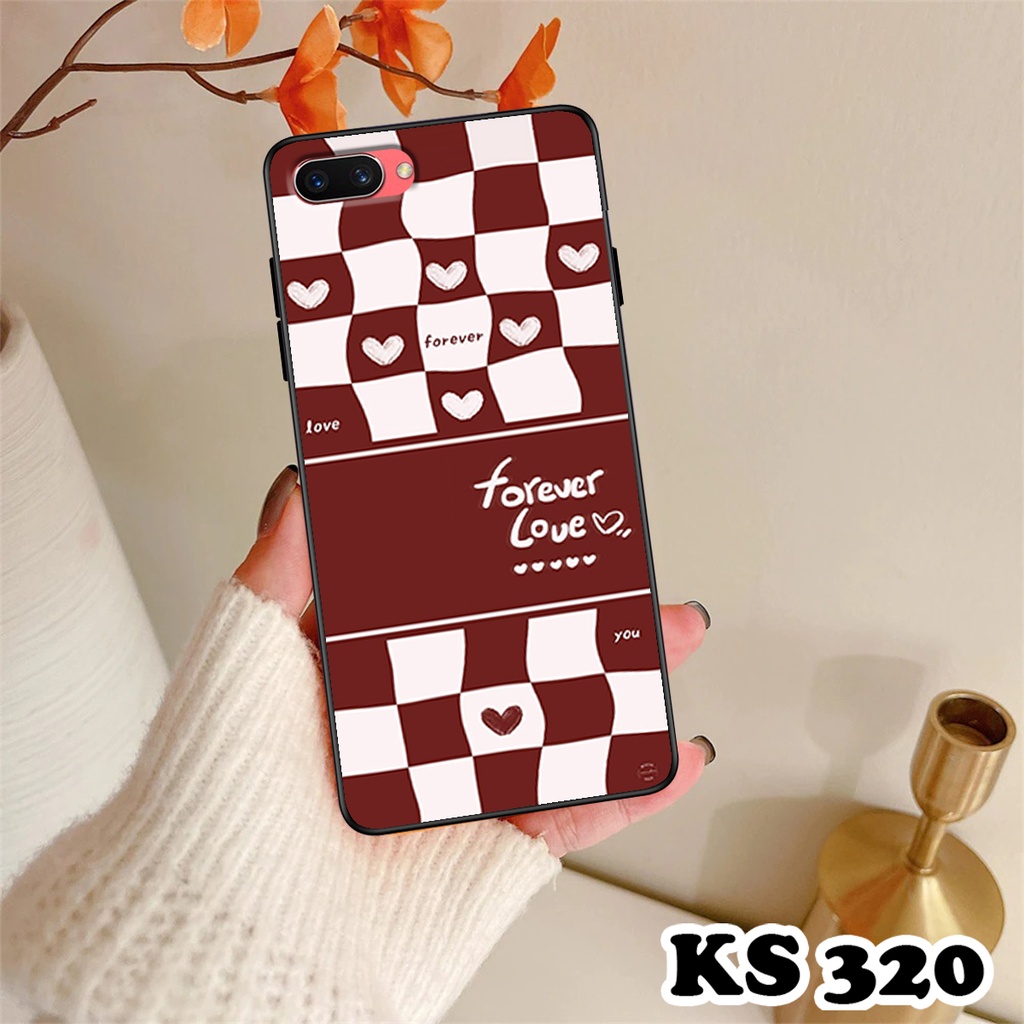 Ốp lưng Oppo A3s - Realme C2 - Ốp Oppo in hình họa tiết caro - Chất liệu TPU siêu bền, sang trọng