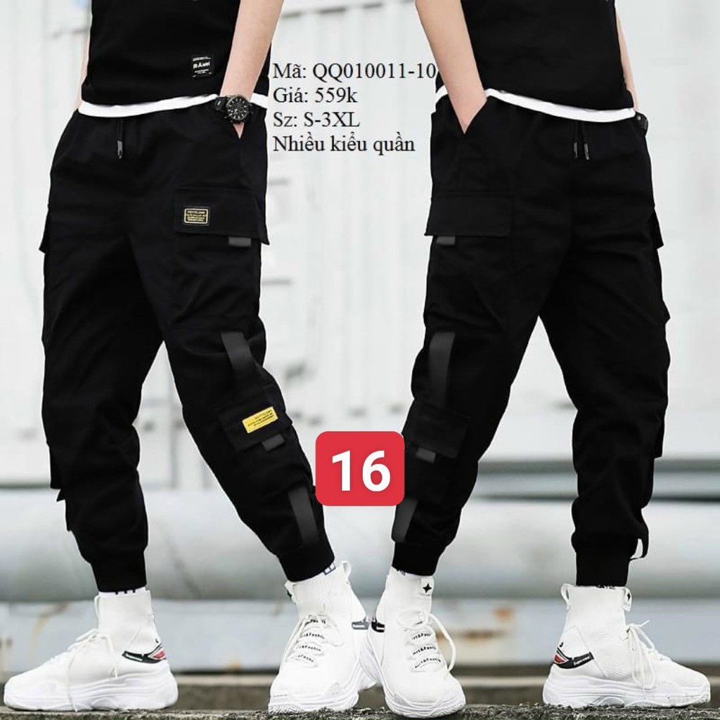 Quần joker nam 2 màu đen, xám túi hộp thời thượng