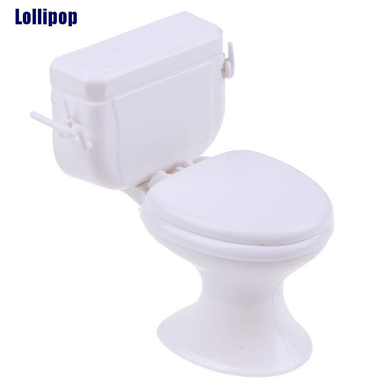 Mô hình bồn cầu mini trang trí nhà búp bê thiết kế độc đáo