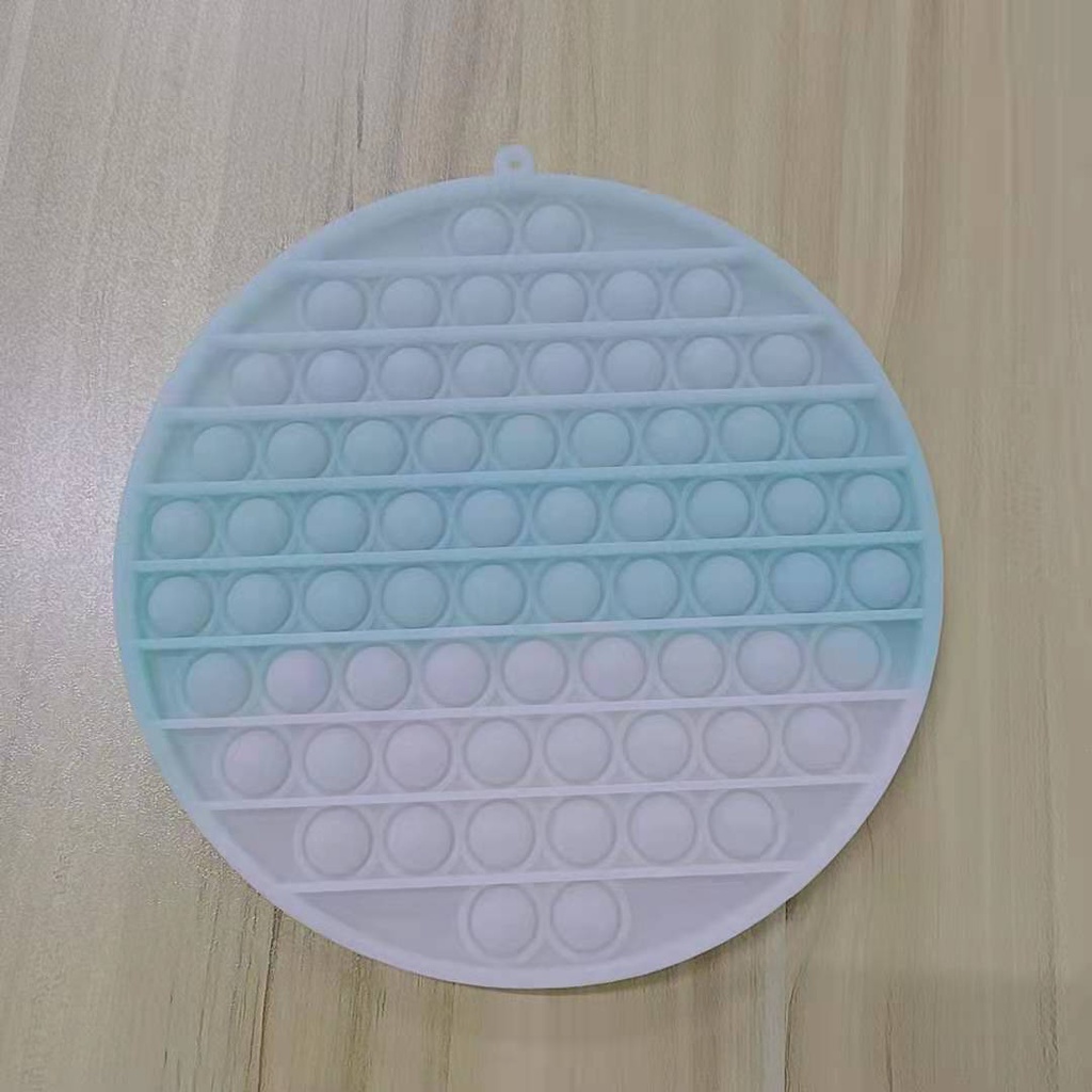 Big Size Luminous Pop It Fidget Glow in The Dark Popit Fidget Toy Push Bubble Sensory Stress Relief Toy