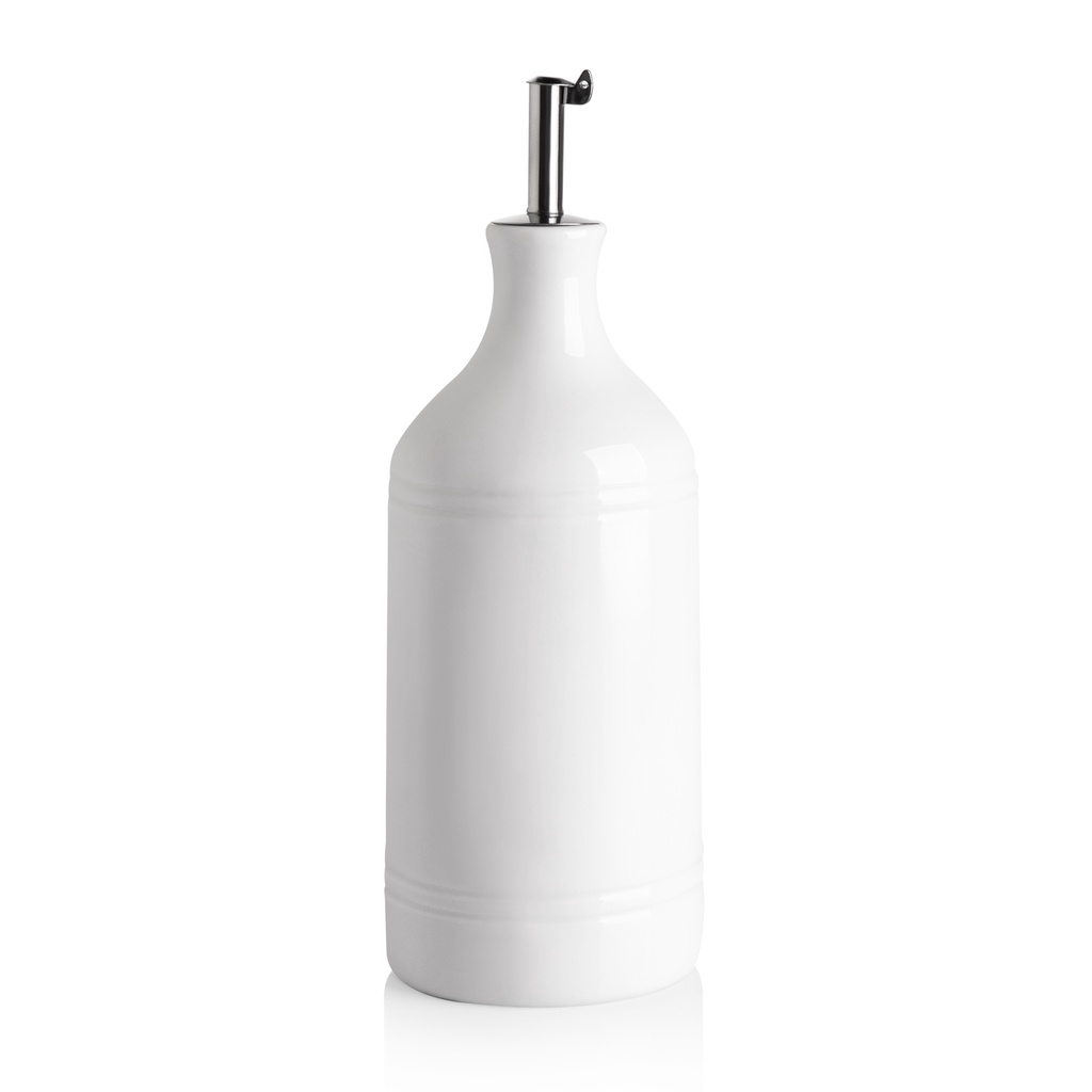 1 Bình Đựng Dầu Ăn / Giấm Bằng Gốm Sứ Giảm Oxy Hóa Có Thể Dùng Cho Dầu Ô Liu / Nước Sốt 450ml