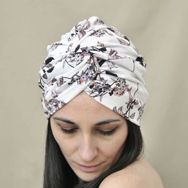 Mũ Trùm Đầu Thiết Kế Bện Dây In Họa Tiết Phong Cách Hồi Giáo Thanh Lịch Cho Nữ