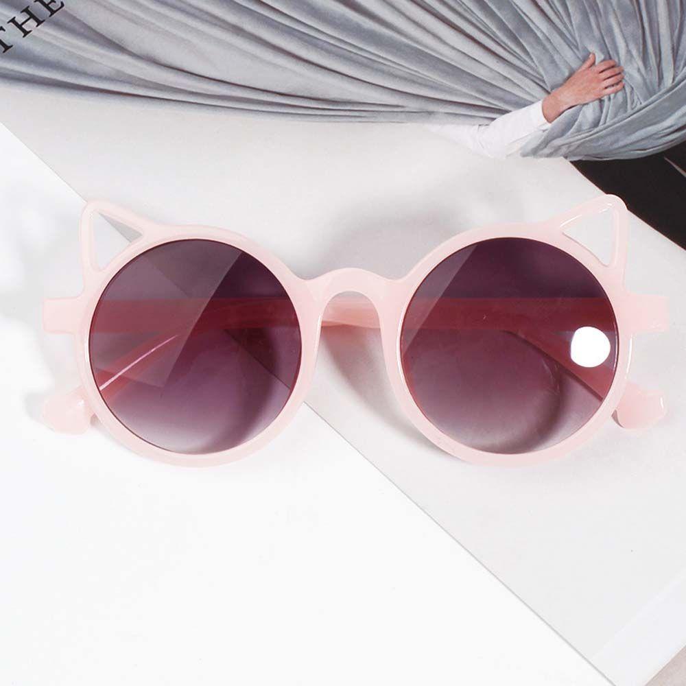 LILYES Kính Mát Gọng Tai Mèo Hoạt Hình Chống Tia UV Cho Bé