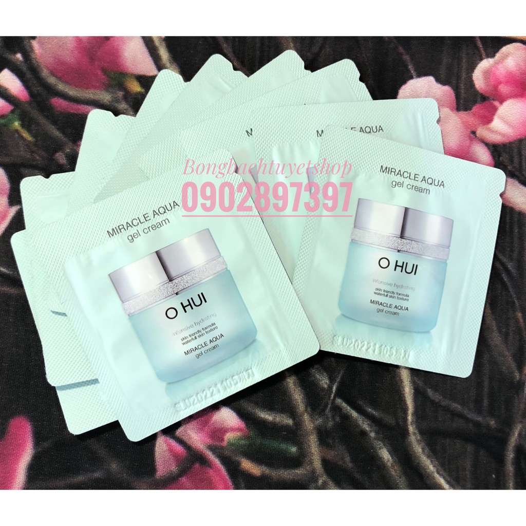 Gói Kem Dưỡng OHUI Cấp Nước Dưỡng Ẩm Dành Riêng Cho Da Dầu Nhờn, Nhạy Cảm Ohui Miracle Aqua Gel Cream