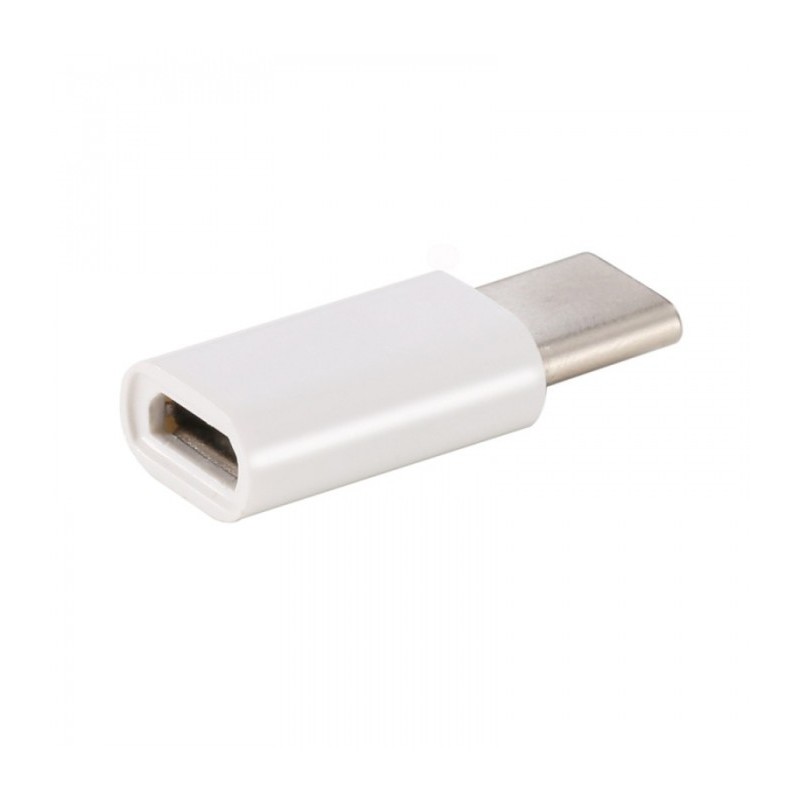 Jack chuyển Micro USB sang Type C - USB (Đen)