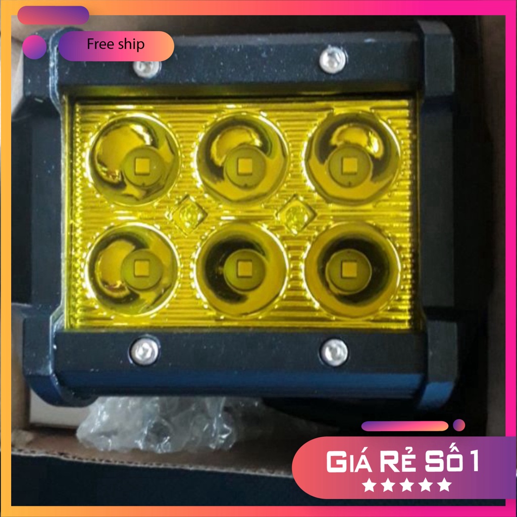 HCM- Đèn trợ sáng c6 ánh sáng vàng Lượm 79 ĐỒ CHƠI XE MÁY GIÁ SỈ