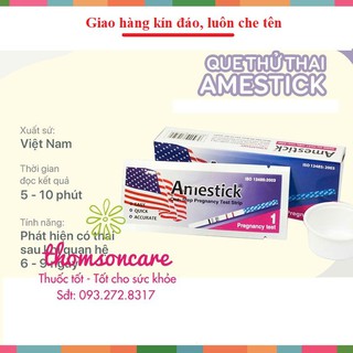 Que thử thai Amestick - Test thử thai nhanh