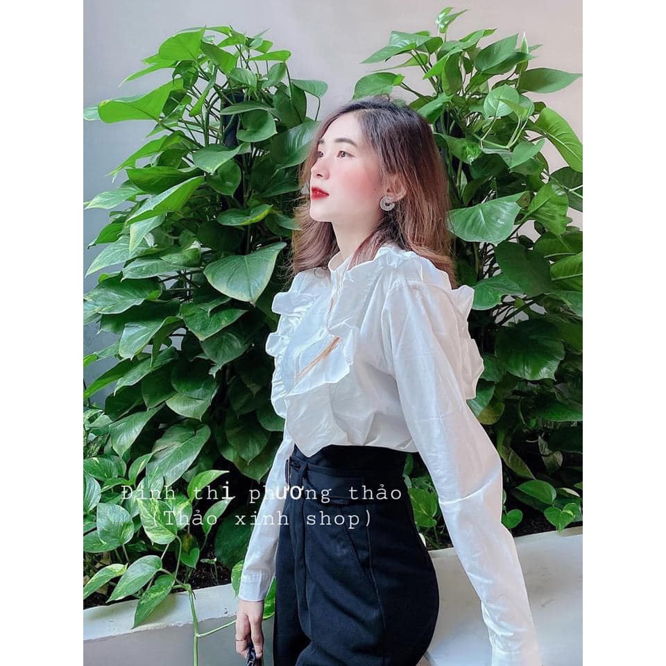 Quần baggy vải cạp xẻ kèm đai mã 298 ( kèm ảnh thật, video )