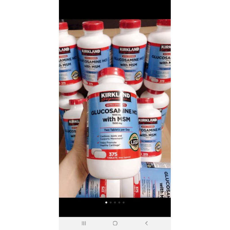 Viên uống Glucosamin MSM.