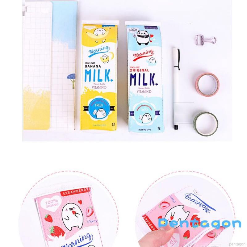 Túi đựng bút đa năng tiện dụng in họa tiết xinh xắn dành cho nữ