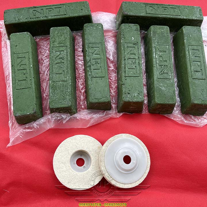 Lơ Sáp Xanh Đánh Bóng Inox Siêu Gương