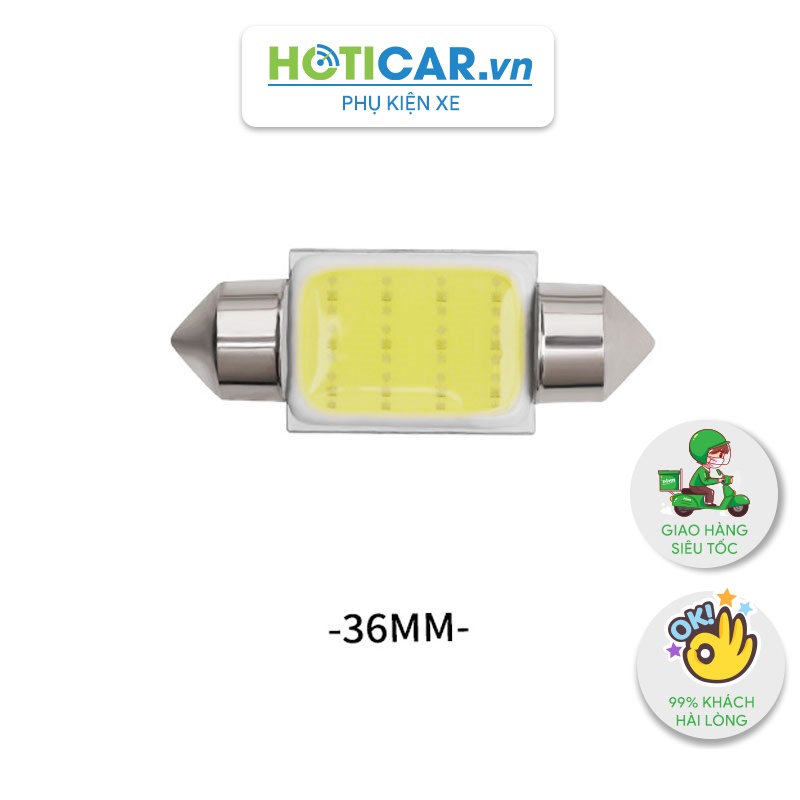 Bóng LED trần, đọc sách, cốp festoon FCOB-12 kích thước 36mm