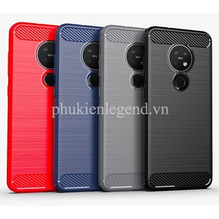Ốp lưng chống sốc Vân Sợi Carbon RUGGER ARMOR dành cho Nokia 7.2