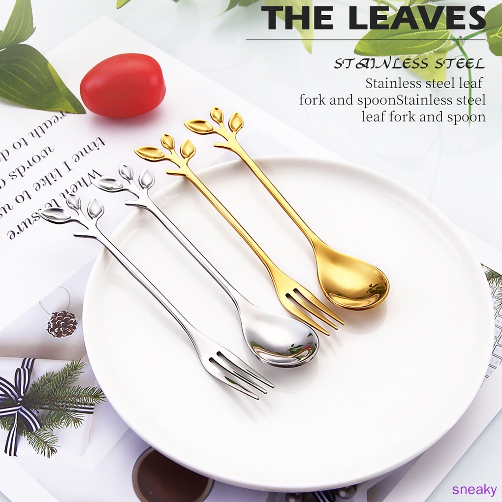 Nĩa Ăn Tráng Miệng Bằng Thép Không Gỉ Tiện Dụng Cho Nhà Hàng