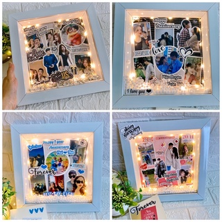 Khung ảnh 3D vát - khung ảnh nổi lòng khung 20x20cm. Thiết kế theo yêu cầu