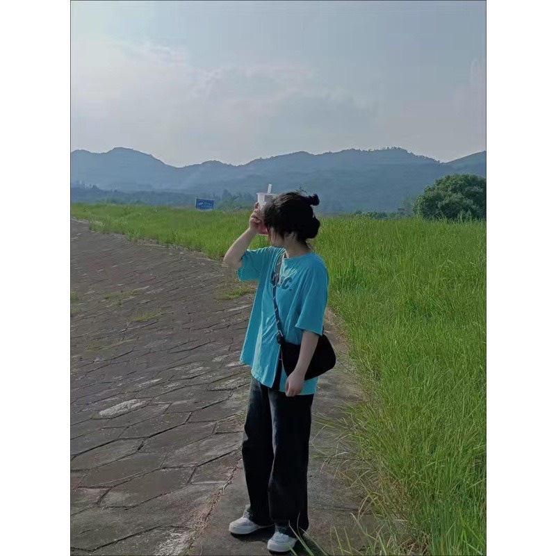 Túi đeo chéo vải dù thiết kế đơn giản phong cách Hàn BM16