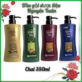 Dầu gội Nguyên Xuân từ thảo dược, từ bưởi, bồ kết, ngăn rụng tóc hết gàu, giảm ngứa - có vòi
