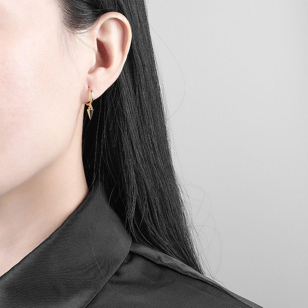 Bông Tai Tròn Phong Cách Thời Trang Hàn Quốc Dành Cho Nam Và Nữ