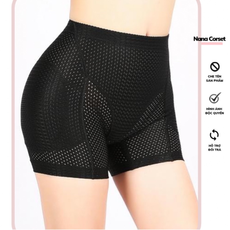 Quần độn mông và hông thông hơi cạp thường