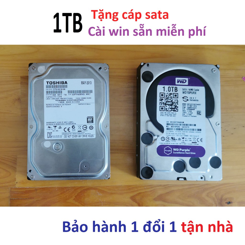 Ổ cứng 1TB HDD 1TB máy bàn 1T 3.5" inch 1000GB desktop 1000G camera bảo hành tận nhà 1 đổi 1 | WebRaoVat - webraovat.net.vn