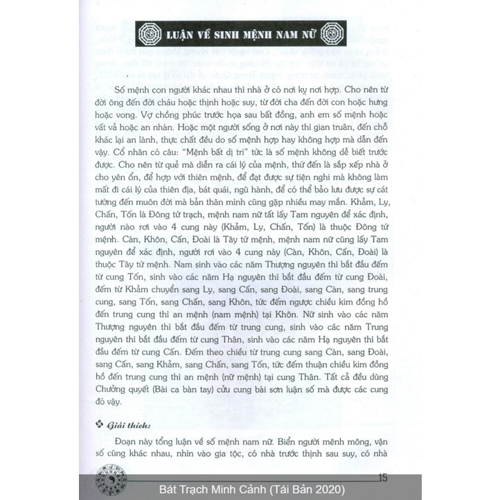 Sách - Bát trạch minh cảnh (bìa cứng)