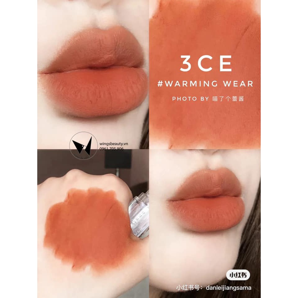 3CE - Son thỏi bán lì Soft Matte Lipstick