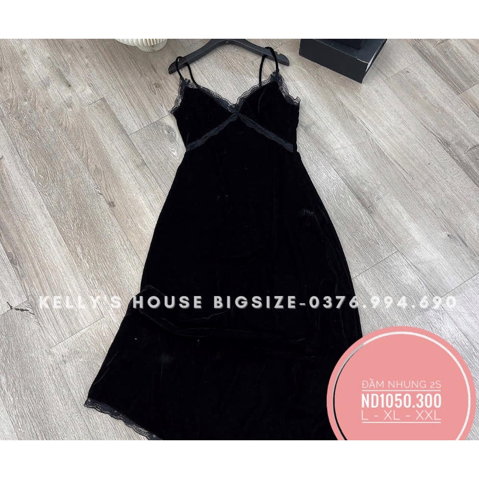 Bigsize Đầm Nhung 2S