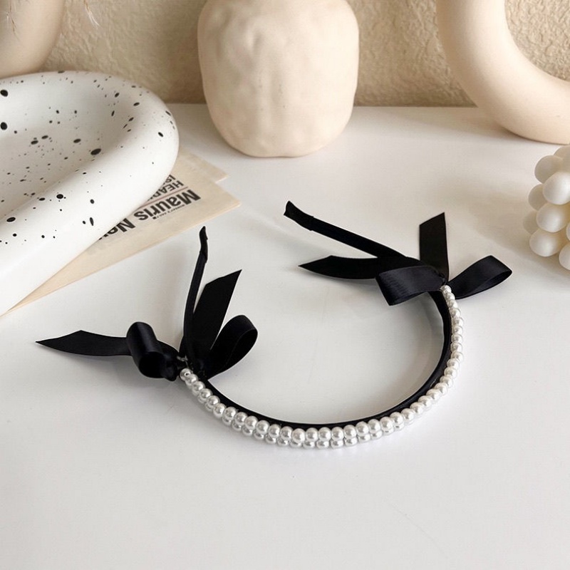 Băng Đô Cài Tóc Đính Ngọc Trai Giả Toàn Diện Chống Trượt Phong Cách Cổ Điển Thời Trang Tinh Tế Cho Nữ