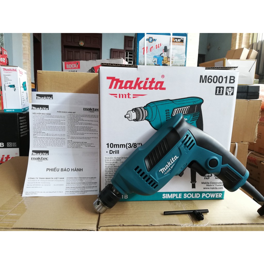 Máy Khoan Cầm Tay Makita Chính Hãng M6001B 450W