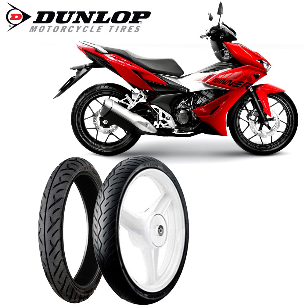 Lốp xe Winner X Dunlop trước TT902 90/80-17 TL hoặc sau D102 120/70-17 TL