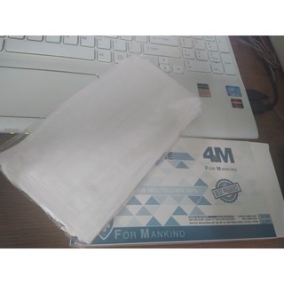 Khẩu Trang Y Tế Cao Cấp 4M hàng 3 lớp kháng khuẩn chứng nhận FDA chuẩn xuất khẩu đẩy đủ giấy tờ Hàng công ty hộp 10 cái