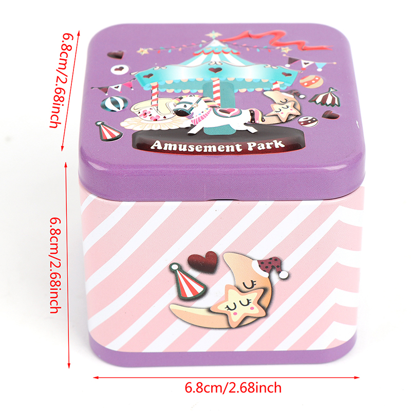 Hộp thiếc đựng trang sức / kẹo nhiều màu sắc tùy chọn