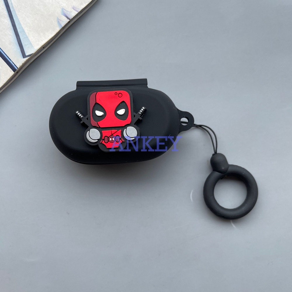 Jabra Elite 7 Pro / Elite 7 Active Vỏ Bảo Vệ Hộp Sạc Tai Nghe Hình Deadpool Hoạt Hình Đáng Yêu