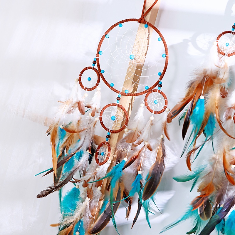 Dream Catcher Trang Trí Có Đèn Tặng Kèm Móc Dán