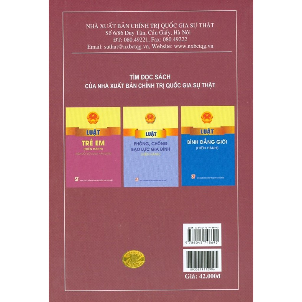 Sách - Luật Nuôi Con Nuôi (Hiện Hành) Và Văn Bản Hướng Dẫn Thi Hành | BigBuy360 - bigbuy360.vn