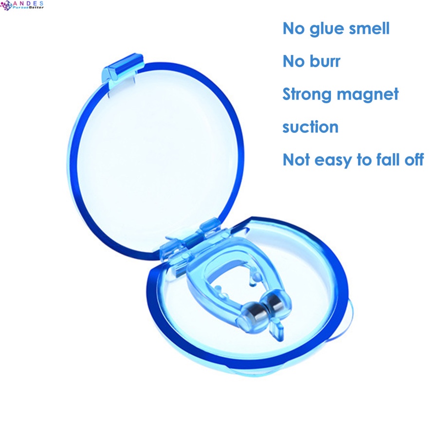 [Hàng mới về] Kẹp mũi silicon từ tính chống ngáy giải pháp hỗ trợ cho giấc ngủ
