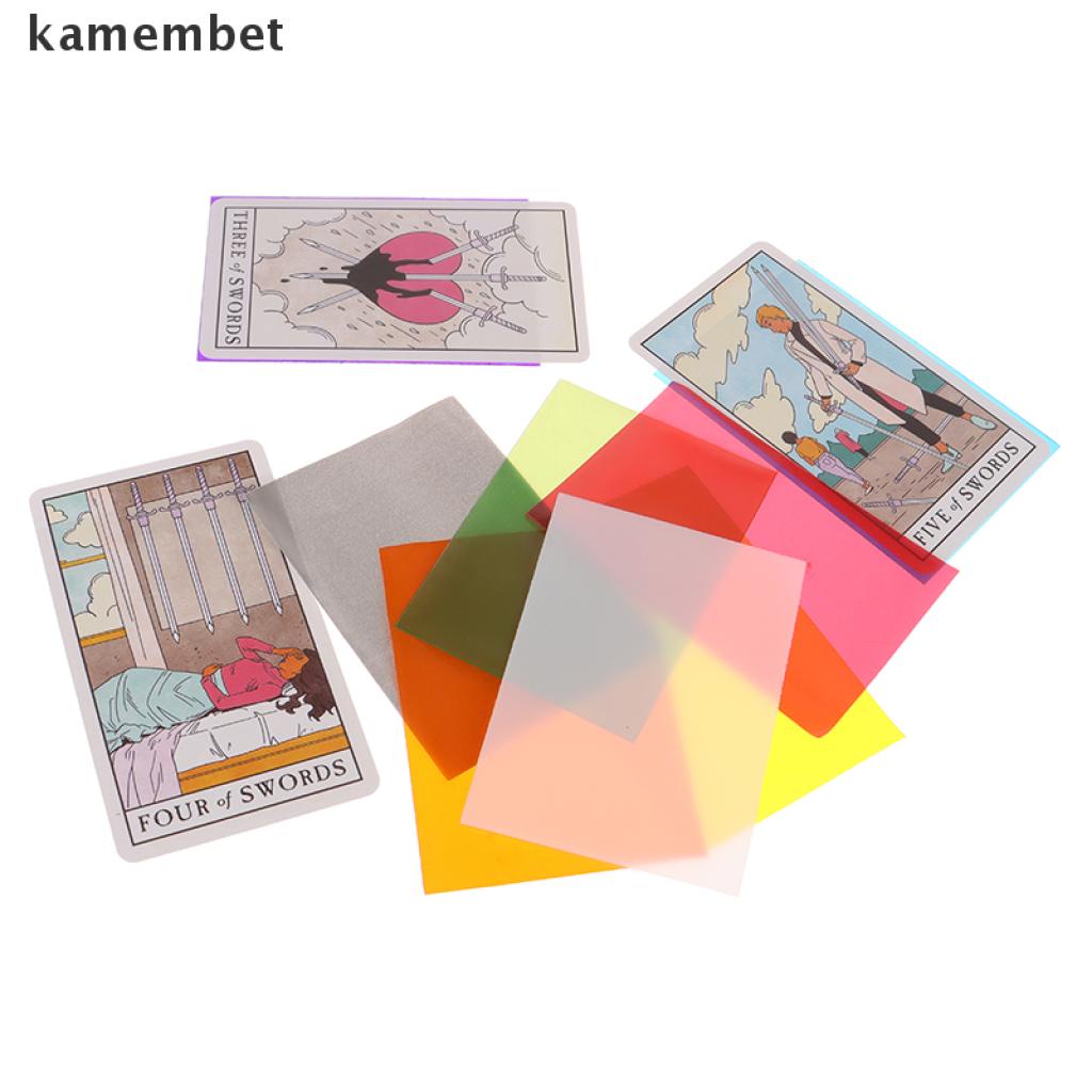 Set 50 Vỏ Bọc Thẻ Chơi Game 62x89mm Nhiều Màu Sắc