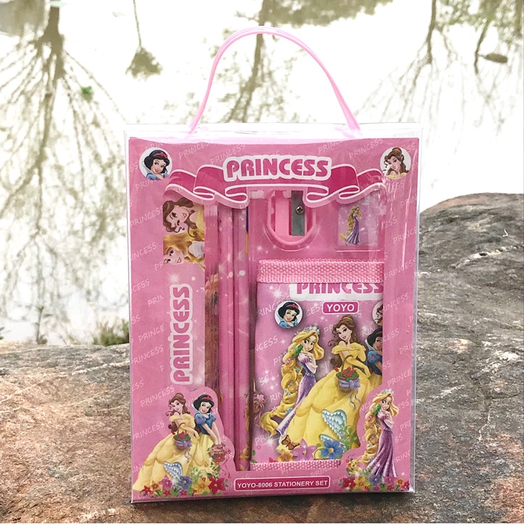 Bộ dụng cụ học tập 6 trong 1 hình hello kitty